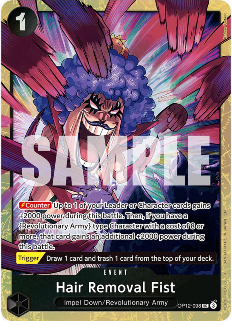 Hair Removal Fist [One Piece Promotion Cards]