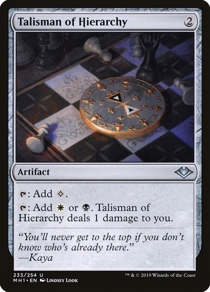 Talisman of Hierarchy [Modern Horizons]