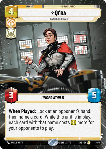 Qi'ra - Playing Her Part (470) (Hyperspace) (470) [Shadows of the Galaxy]