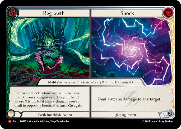 Regrowth // Shock [ROS253] (Rosetta)  Rainbow Foil