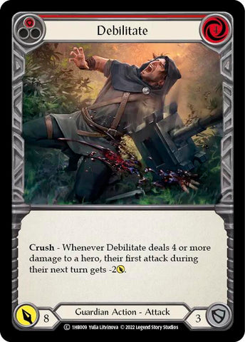 Debilitate (Red) [1HB009] (History Pack 1 Bravo Blitz Deck)