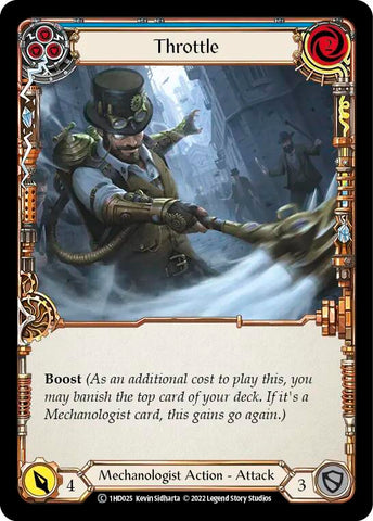 Throttle (Blue) [1HD025] (History Pack 1 Dash Blitz Deck)