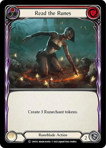 Read the Runes (Red) [1HV012] (Historic Pack 1 Blitz Deck Viserai)