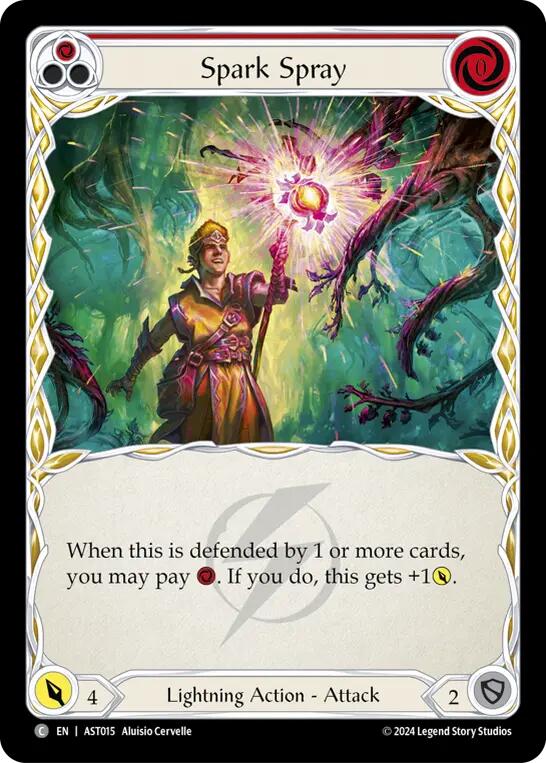 Spark Spray (Red) [AST015] (Armory Deck: Aurora)