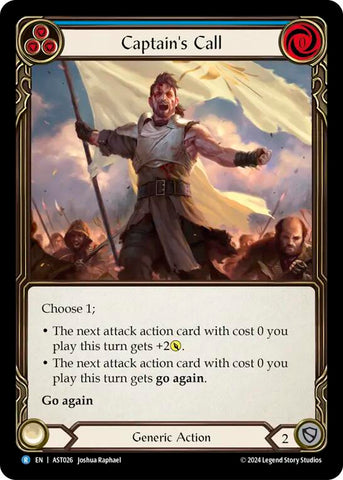 Captain's Call (Blue) [AST026] (Armory Deck: Aurora)