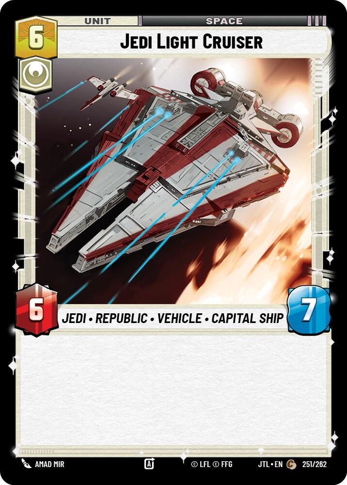 Jedi Light Cruiser (251/262) (251/262) [Jump to Lightspeed]