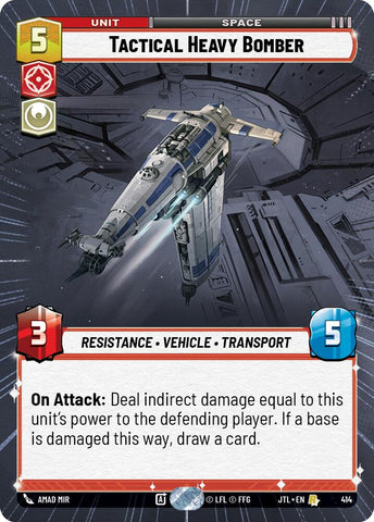 Tactical Heavy Bomber (414) (Hyperspace) (414) [Jump to Lightspeed]