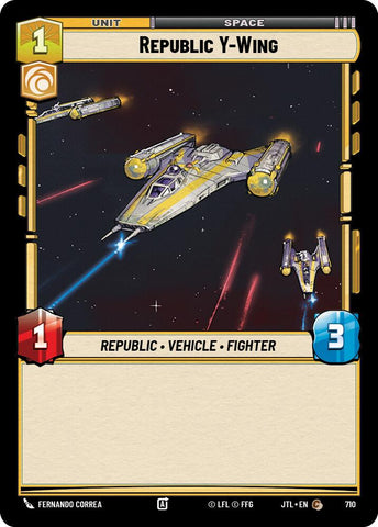 Republic Y-Wing (710) (710) [Jump to Lightspeed]