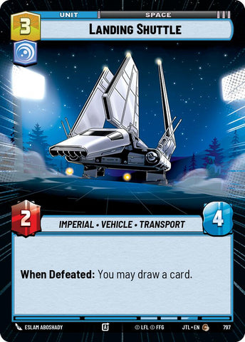 Landing Shuttle (797) (Hyperspace Foil) (797) [Jump to Lightspeed]