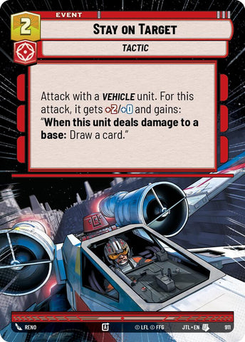 Stay on Target (911) (Hyperspace Foil) (911) [Jump to Lightspeed]