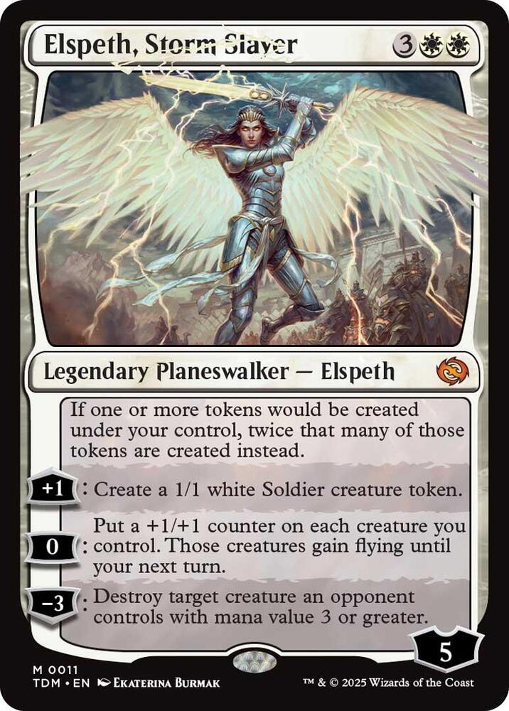 Elspeth, Storm Slayer [Tarkir: Dragonstorm]