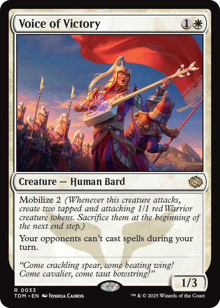 Voice of Victory [Tarkir: Dragonstorm]