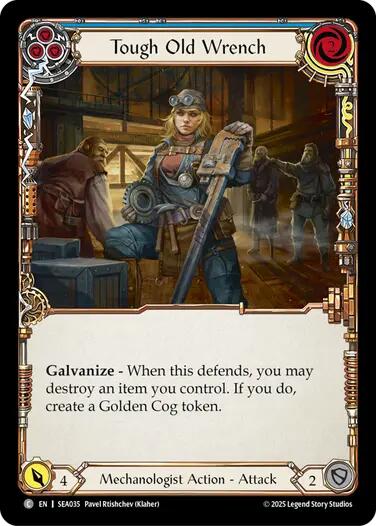 Tough Old Wrench (Blue) [SEA035] (High Seas)