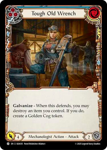 Tough Old Wrench (Blue) [SEA035] (High Seas)