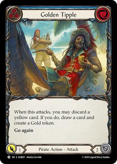 Golden Tipple (Blue) [AGB021] (Armory Deck: Gravy Bones)