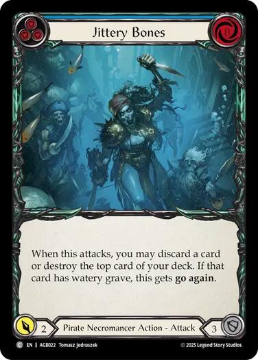 Jittery Bones (Blue) [AGB022] (Armory Deck: Gravy Bones)