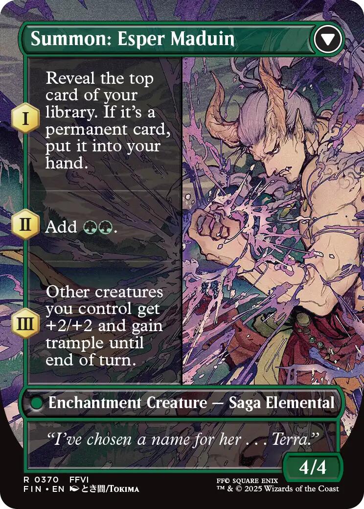 Esper Origins // Summon: Esper Maduin (Borderless) [FINAL FANTASY]