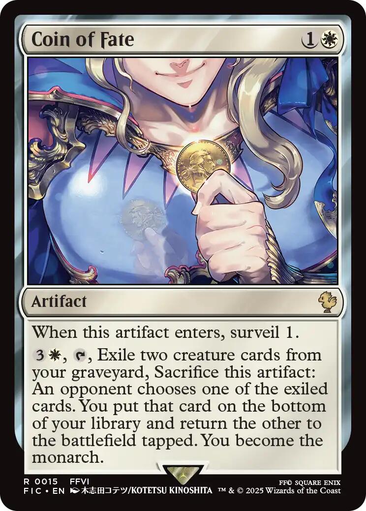 Coin of Fate (Surge Foil) [FINAL FANTASY Commander]
