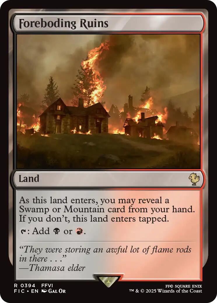 Foreboding Ruins (Surge Foil) [FINAL FANTASY Commander]
