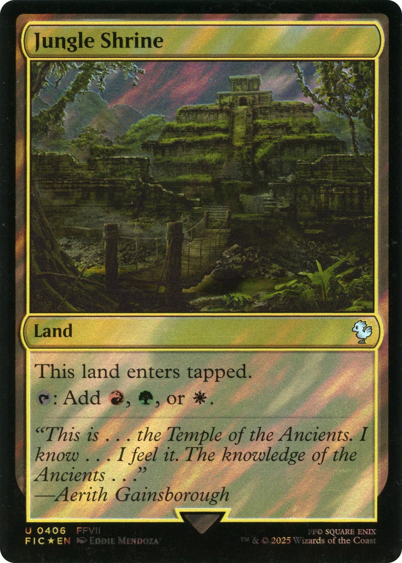 Jungle Shrine (Surge Foil) [FINAL FANTASY Commander]