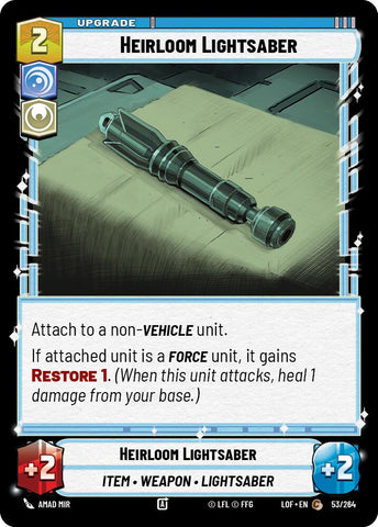 Heirloom Lightsaber (53/264) (53/264) [Legends of the Force]
