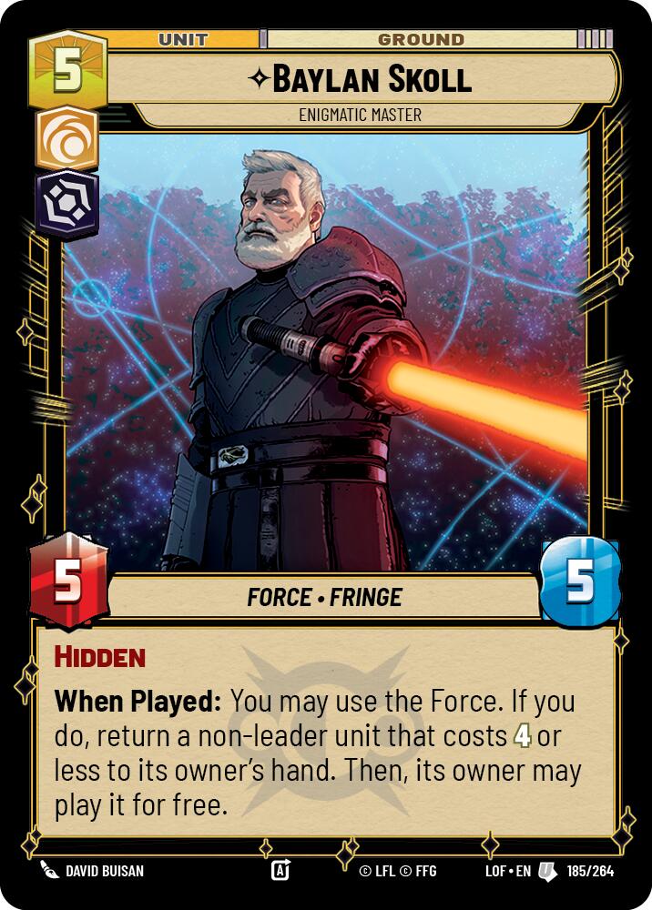 Baylan Skoll - Enigmatic Master (185/264) (185/264) [Legends of the Force]