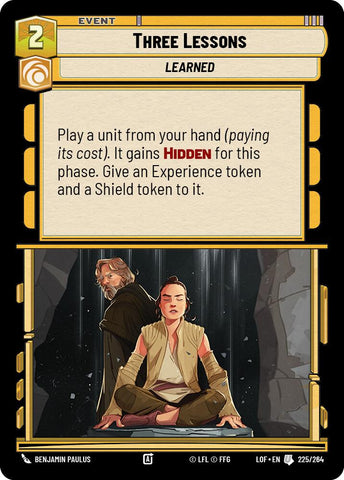 Three Lessons (225/264) (225/264) [Legends of the Force]