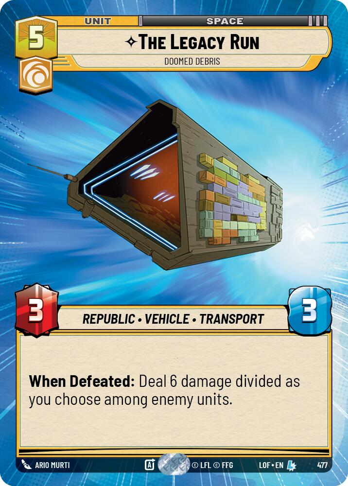 The Legacy Run - Doomed Debris (477) (Hyperspace) (477) [Legends of the Force]