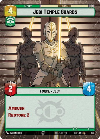 Jedi Temple Guards (853) (Hyperspace Foil) (853) [Legends of the Force]