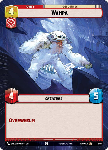 Wampa (904) (Hyperspace Foil) (904) [Legends of the Force]