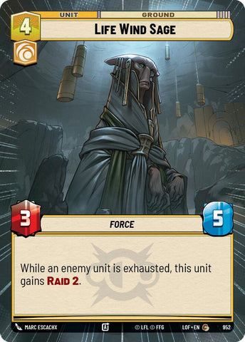 Life Wind Sage (952) (Hyperspace Foil) (952) [Legends of the Force]