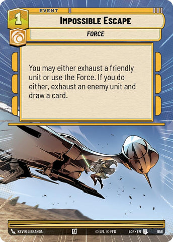 Impossible Escape (958) (Hyperspace Foil) (958) [Legends of the Force]
