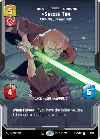 Saesee Tiin - Courageous Warrior (1044) (Prestige) (1044) [Legends of the Force]