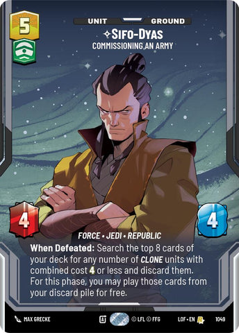 Sifo-Dyas - Commissioning An Army (1049) (Prestige) (1049) [Legends of the Force]