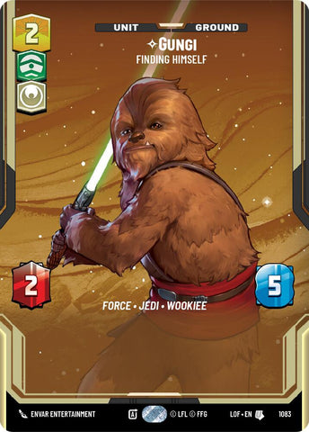 Gungi - Finding Himself (1083) (Prestige Foil) (1083) [Legends of the Force]