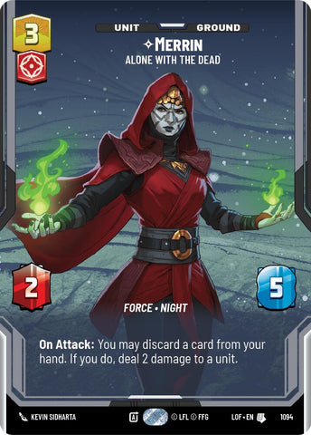 Merrin - Alone with the Dead (1094) (Prestige Foil) (1094) [Legends of the Force]