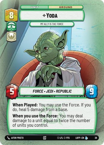 Yoda - My Ally is the Force (26) (26) [Legends of the Force: Weekly Play]