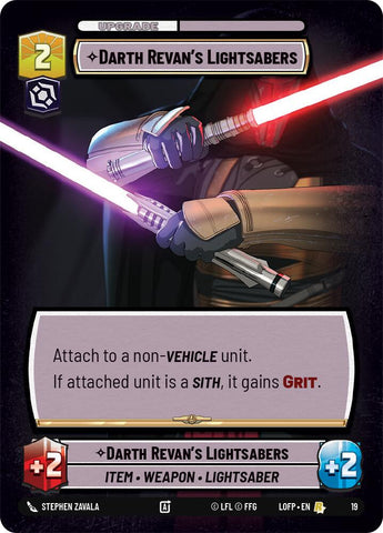 Darth Revan's Lightsabers (19) (19) [Organized Play Promos]