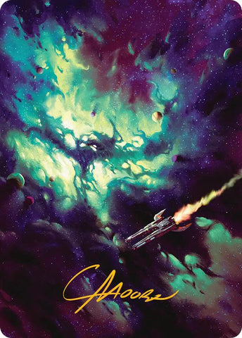 Blinkmoth Nexus Art Card (Gold-Stamped Signature) [Edge of Eternities Art Series]