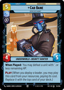 Cad Bane (34/264) - Impressed Now? (34/264) [Secrets of Power]