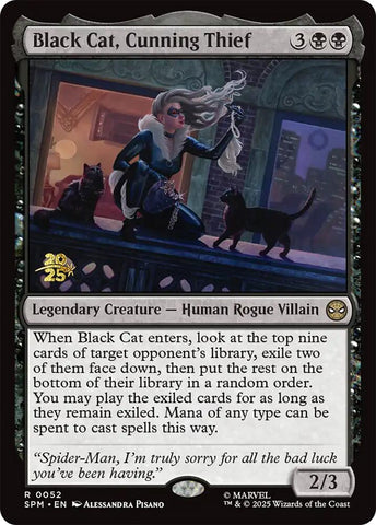 Black Cat, Cunning Thief [Marvel's Spider-Man Prerelease Promos]