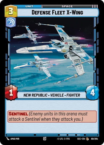 Defense Fleet X-Wing (60/264) (60/264) [Secrets of Power]