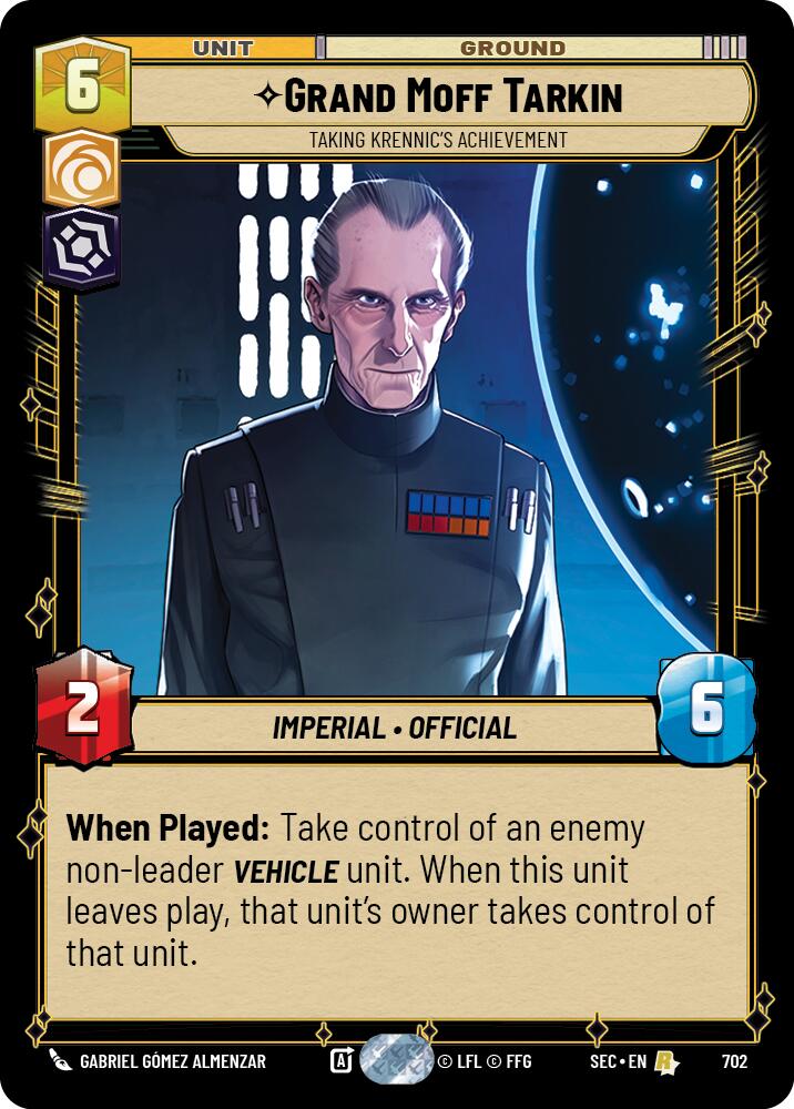 Grand Moff Tarkin - Taking Krennic's Achievement (Foil) (702) (702) [Secrets of Power]