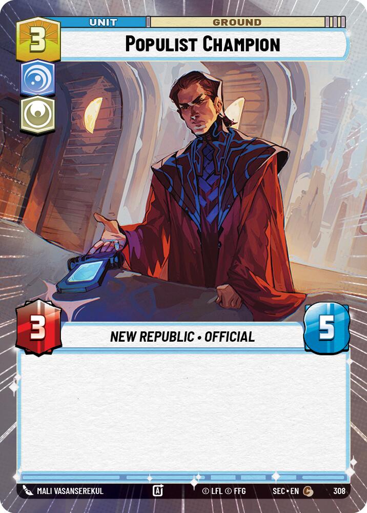 Populist Champion (308) (Hyperspace) (308) [Secrets of Power]