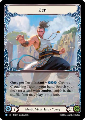 Zen [ZEN001] (Part the Mistveil Zen Blitz Deck)  Rainbow Foil