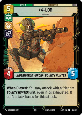 4-LOM - Devious (65/264) (65/264) [A Lawless Time]