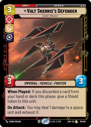 Vult Skerris's Defender - Secret Project (76/264) (76/264) [A Lawless Time]