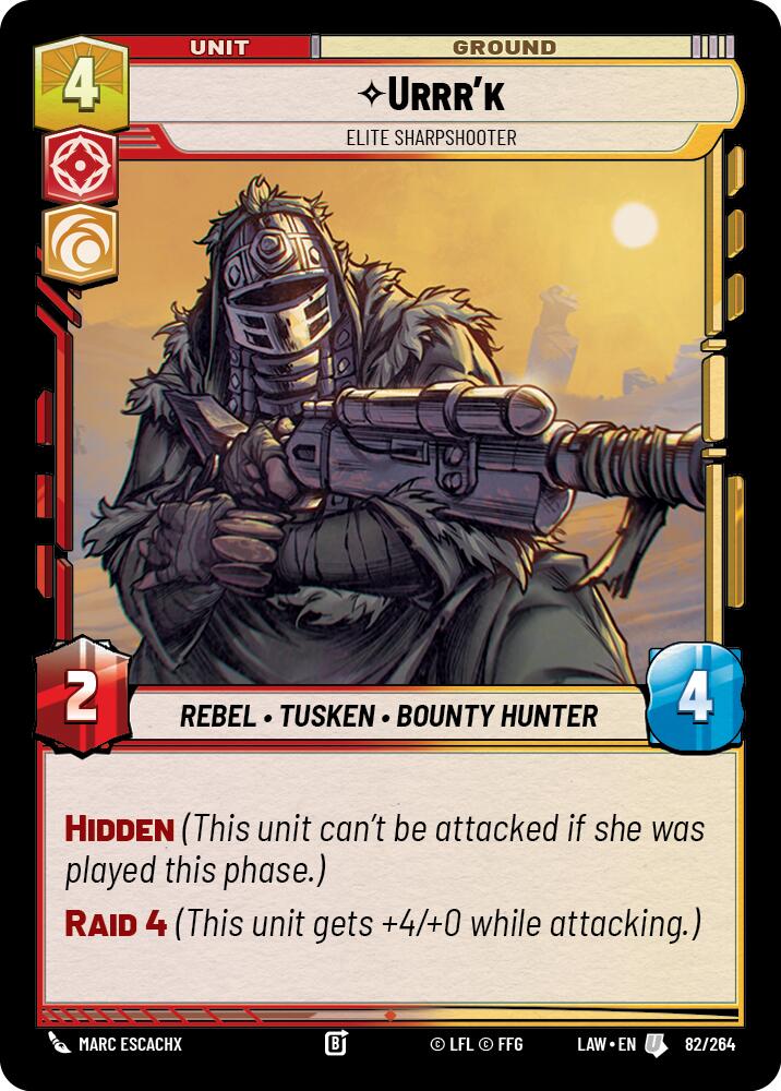 Urrr'k - Elite Sharpshooter (82/264) (82/264) [A Lawless Time]