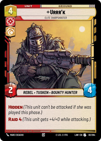 Urrr'k - Elite Sharpshooter (82/264) (82/264) [A Lawless Time]