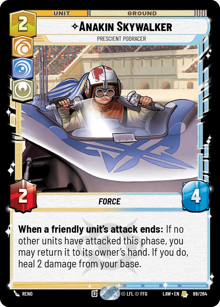 Anakin Skywalker - Prescient Podracer (88/264) (88/264) [A Lawless Time]